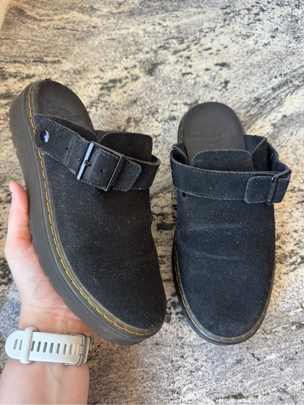 Dr. Martens Carlson Black Mule. L 8/ EU 39. VGUC